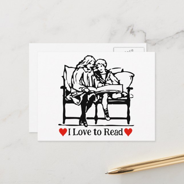 Internationaler Tag des Kinderbuchs Postkarte (Vorderseite/Rückseite Beispiel)