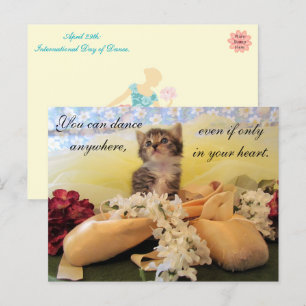 Internationaler Tanztag - 29. April - Postkarte