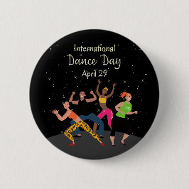 Internationaler Tanztag | Welttanztag Button