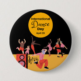 Internationaler Tanztag | Welttanztag Button