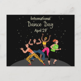 Internationaler Tanztag | Welttanztag Postkarte