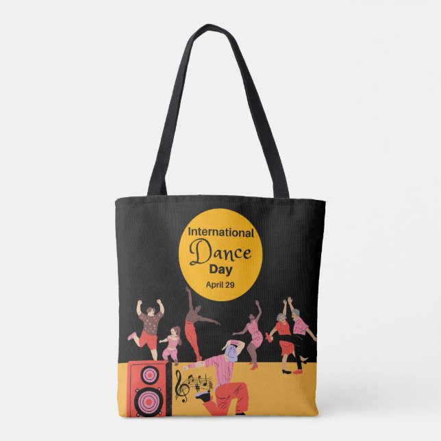Internationaler Tanztag | Welttanztag Tasche (Rückseite)