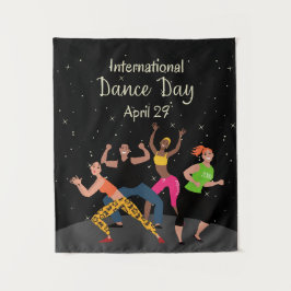 Internationaler Tanztag | Welttanztag Wandteppich