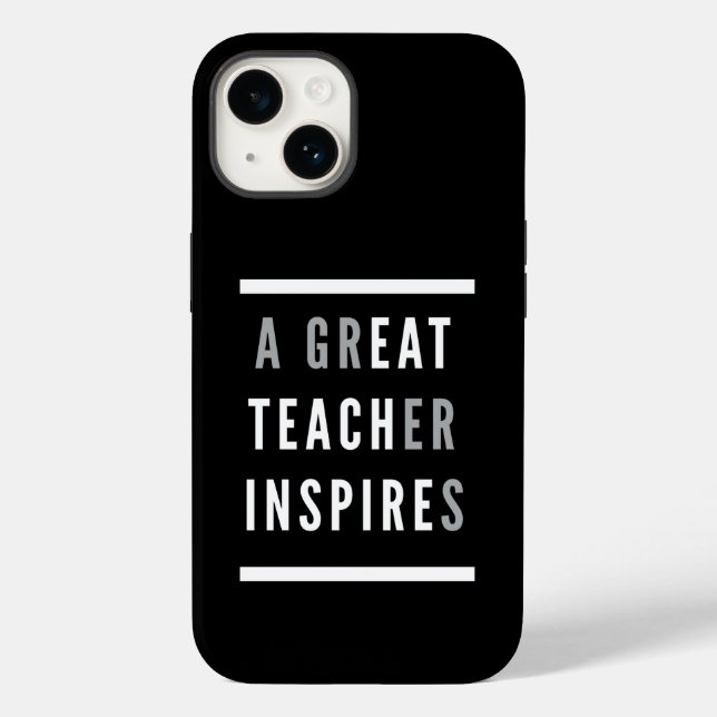 Internationaler Teachers Day Eat Teach Inspiriert Case-Mate iPhone 14 Hülle (Rückseite)