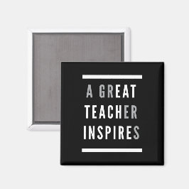 Internationaler Teachers Day Eat Teach Inspiriert Magnet