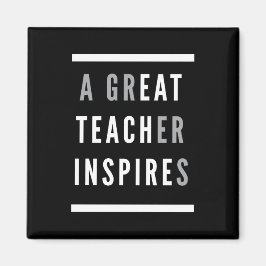 Internationaler Teachers Day Eat Teach Inspiriert Magnet
