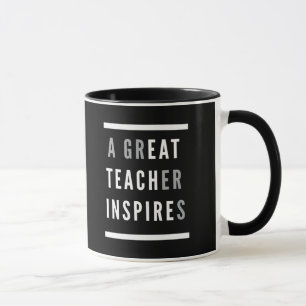 Internationaler Teachers Day Eat Teach Inspiriert Tasse