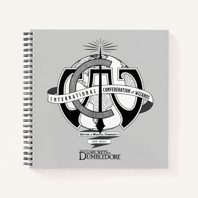 Internationaler Verband der Wizards-Logos Notizbuch (Vorderseite)