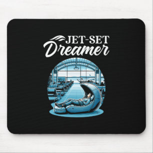 Internationaler Weltraumreisender Airport-Schlaf-P Mousepad