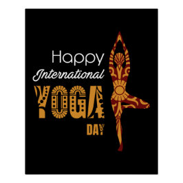Internationaler Yogatag Poster