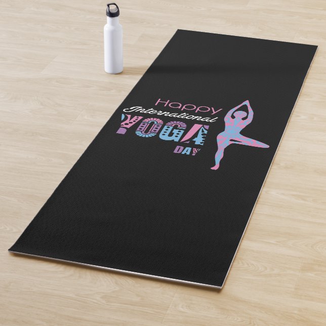 Internationaler Yogatag Yogamatte (Beispiel)