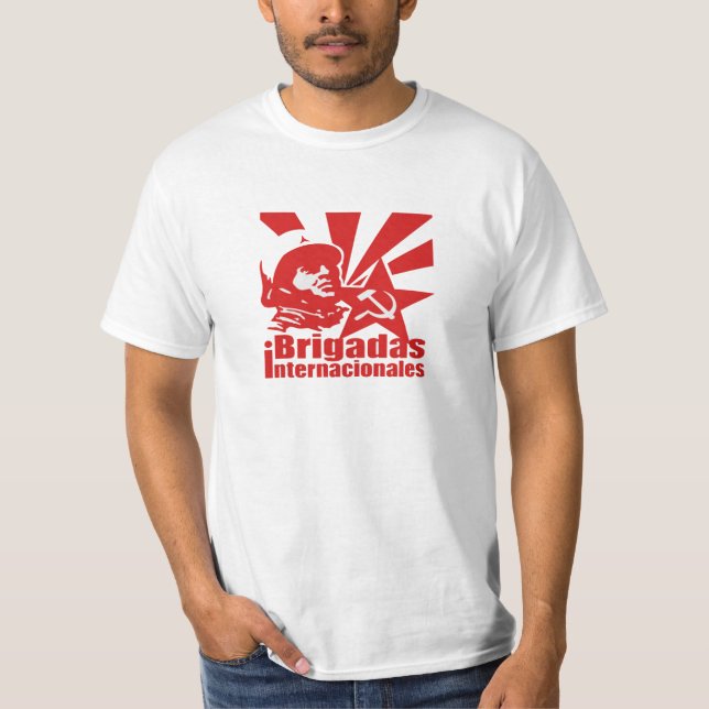 Internationales Brigaden-Shirt T-Shirt (Vorderseite)