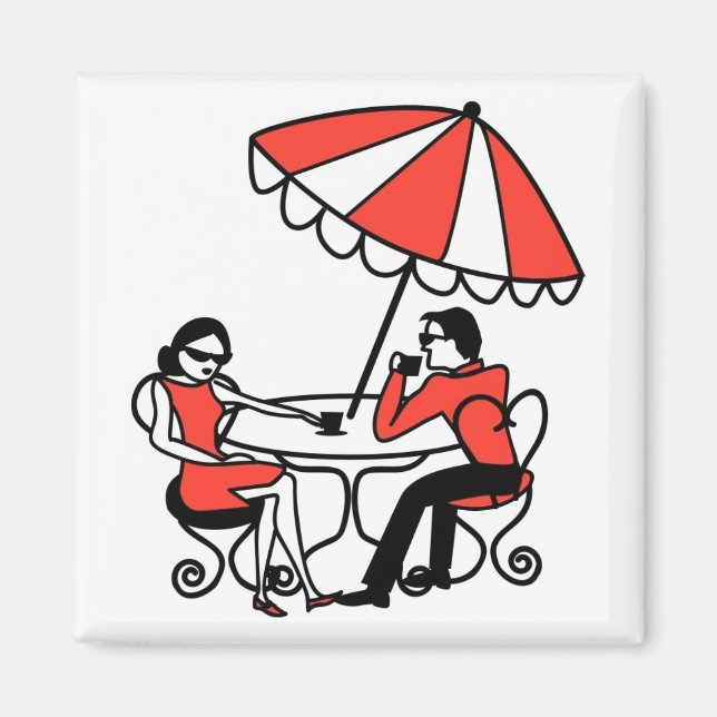 Internationales Café Magnet (Vorne)