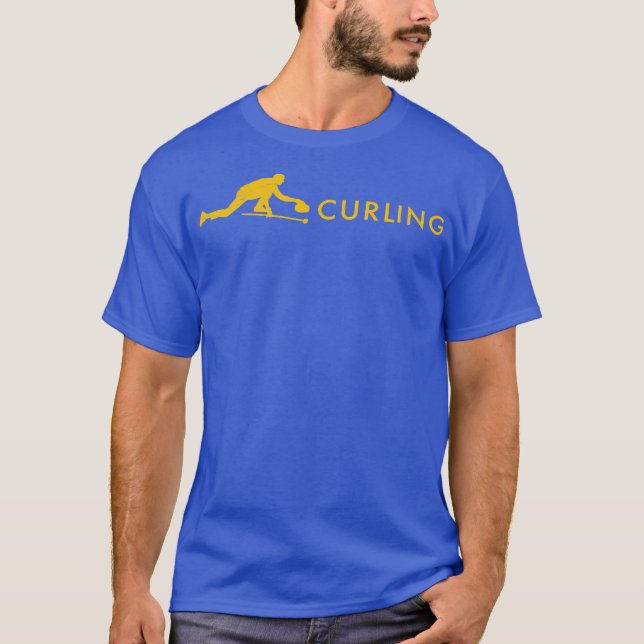 Internationales Curling-T-Shirt T-Shirt (Vorderseite)
