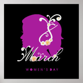 Internationales Frauentag 8. März 2024 Shirt Poster