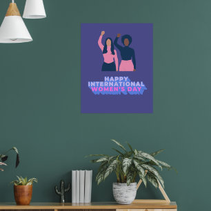 internationales Frauentagesposter Poster