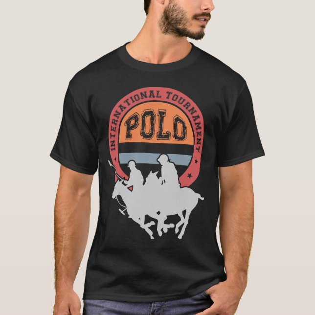 Internationales Polo-Turnier T-Shirt (Vorderseite)