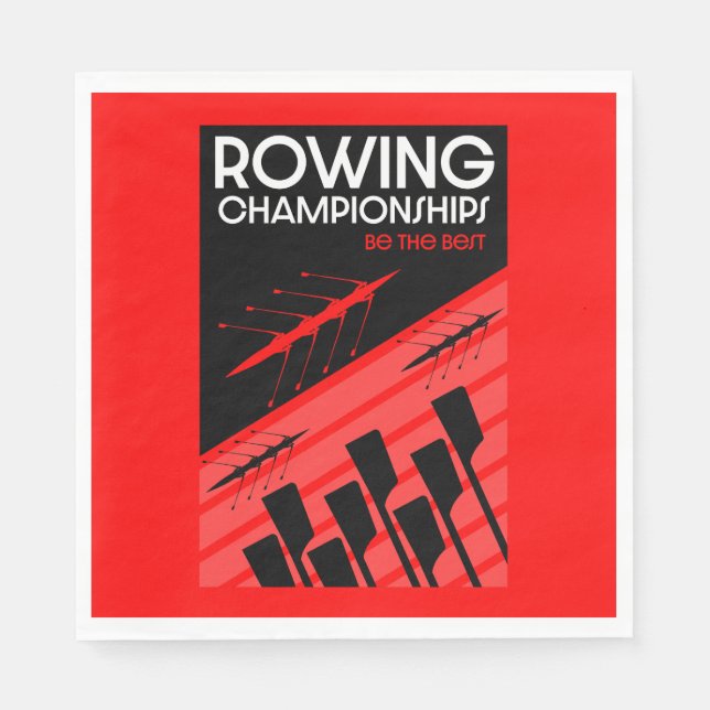 Internationales Rudern Serviette (Vorderseite)