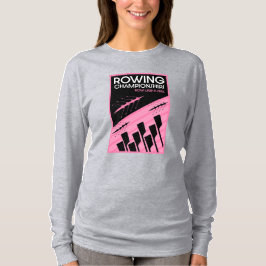 Internationales Rudern von Frauen T-Shirt