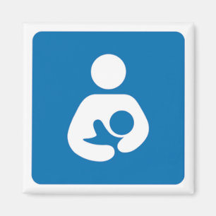 internationales stillendes Symbol Magnet