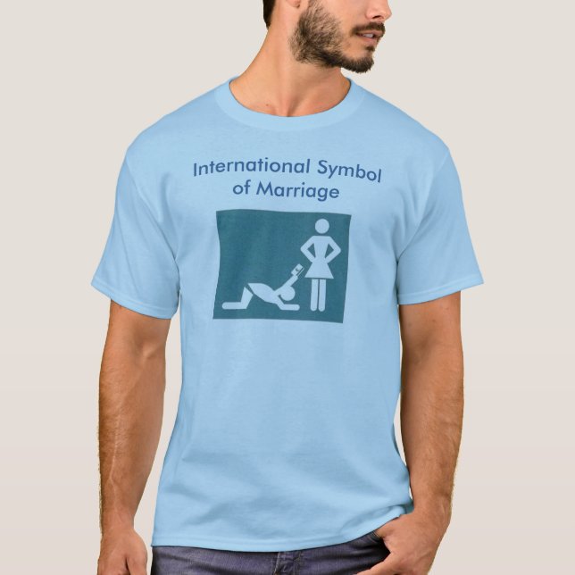 Internationales Symbol des Heirat-T - Shirt (Vorderseite)