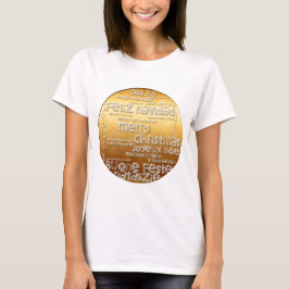 Internationales Weihnachtsnachtsnacht-Weihnachten  T-Shirt