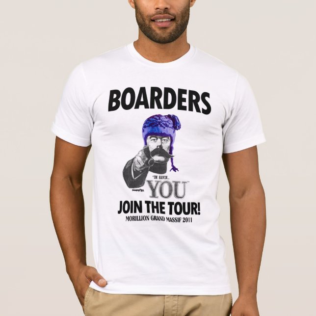 Internatsschüler wollen wir Sie! T-Shirt (Vorderseite)