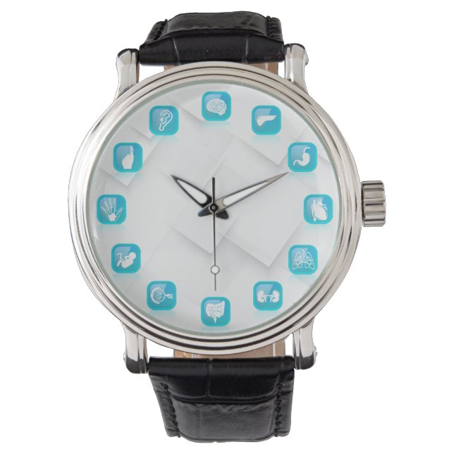 Interne Doctor Organs Picture Original Watch Armbanduhr (Vorderseite)