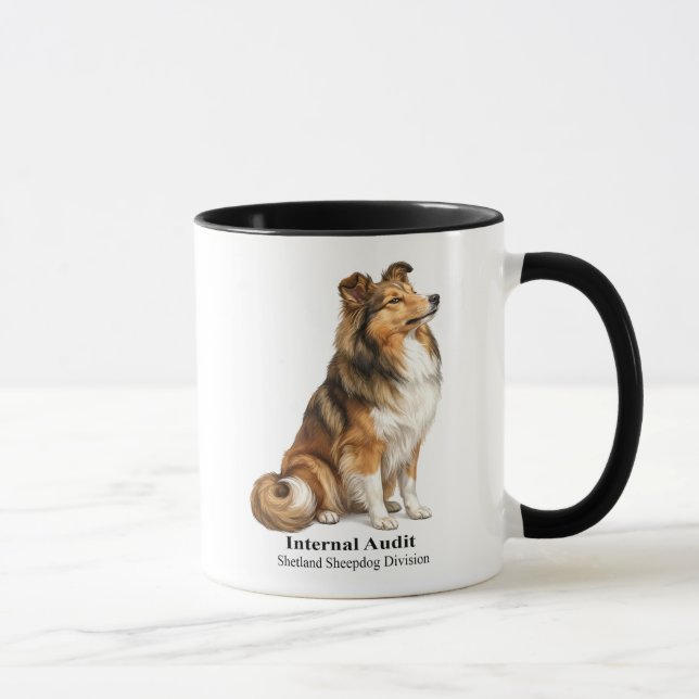 Interne Revision Sable Sheltie Tasse (Rechts)