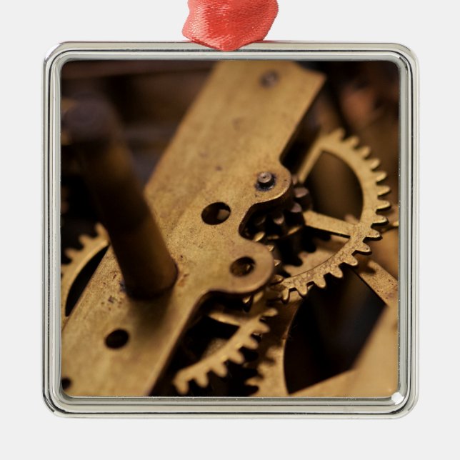 Interne Teile für die antike Uhr Ornament Aus Metall (Vorne)