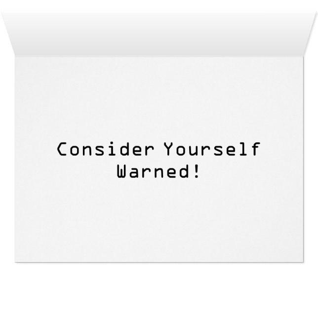 Internet der Dinge - Warnhinweis (Innenansicht Horizontal (Unten))