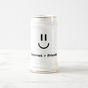 Internet > Freunde Bierglas