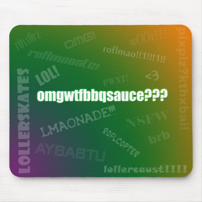 Internet-Jargon Mousepad (Vorne)