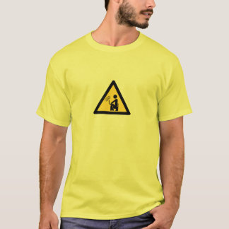 Internet-Junkie auf Toilette T-Shirt