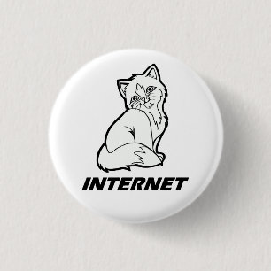 Internet-Katze Button