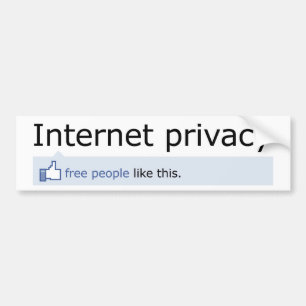 Internet-Privatleben Autoaufkleber