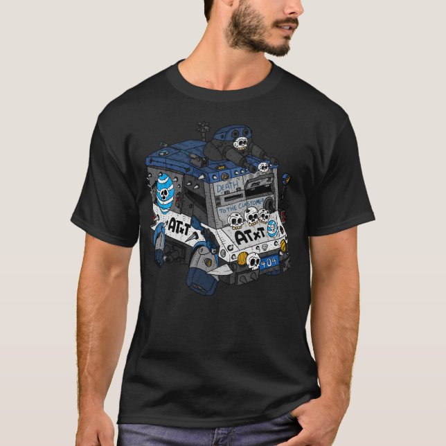 Internet Provider Service Truck. IKT und Browser S T-Shirt (Vorderseite)