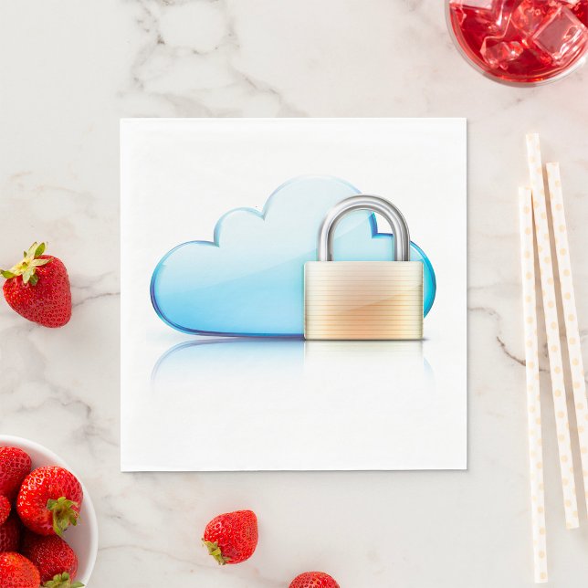 Internet Security Icon Padlock Sichere Napkins Serviette (Von Creator hochgeladen)