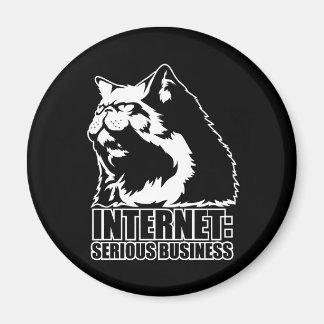 Internet: Serious Business (lolcat lustiges Hemd) Magnet