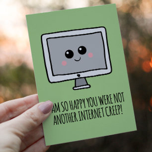 Internet Spinner Lustiger Valentinstag Karte