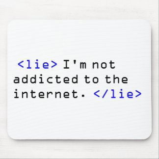 Internet-Sucht Mousepad