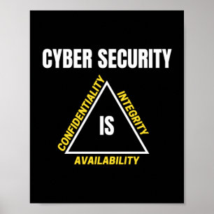 Internet- und Cybersicherheits-Geek Poster