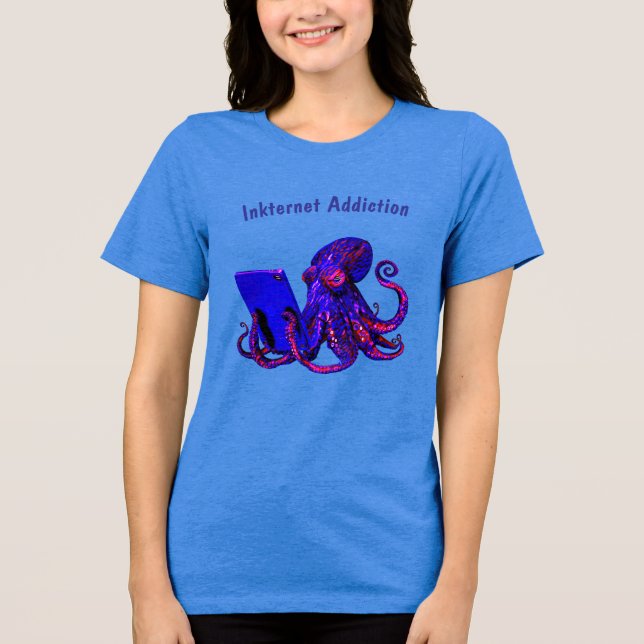 Internetabfrage Tri-Blend Shirt (Vorderseite)