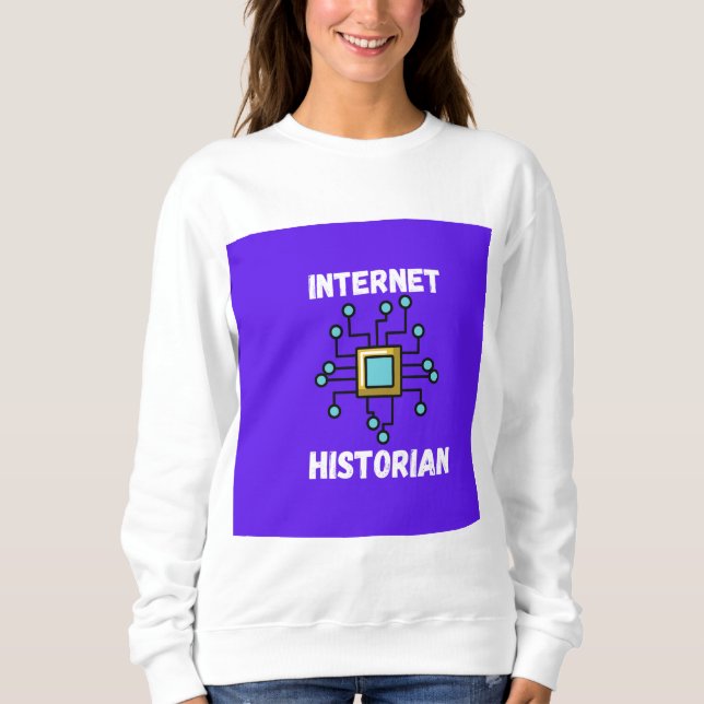 Internethistoriknetzwerk Sweatshirt (Vorderseite)