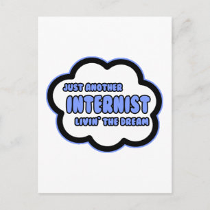 Internist .. Der Traum von Livin Postkarte