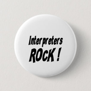 Interpret-Felsen! Knopf Button