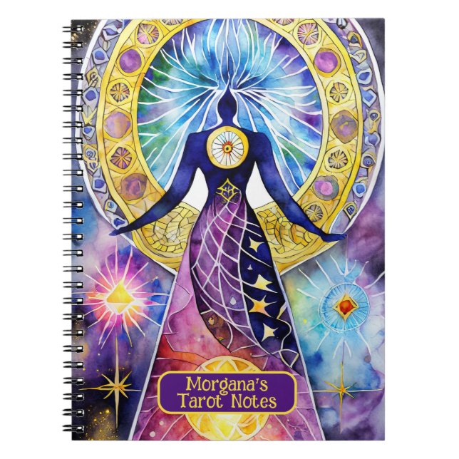 Interpretationen von Kartomaten und Tarot-Kartenle Notizblock (Vorderseite)