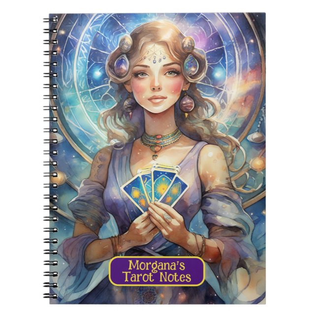 Interpretationen von Kartomaten und Tarot-Kartenle Notizblock (Vorderseite)