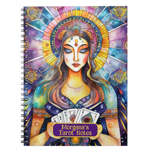 Interpretationen von Kartomaten und Tarot-Kartenle Notizblock (Vorderseite)