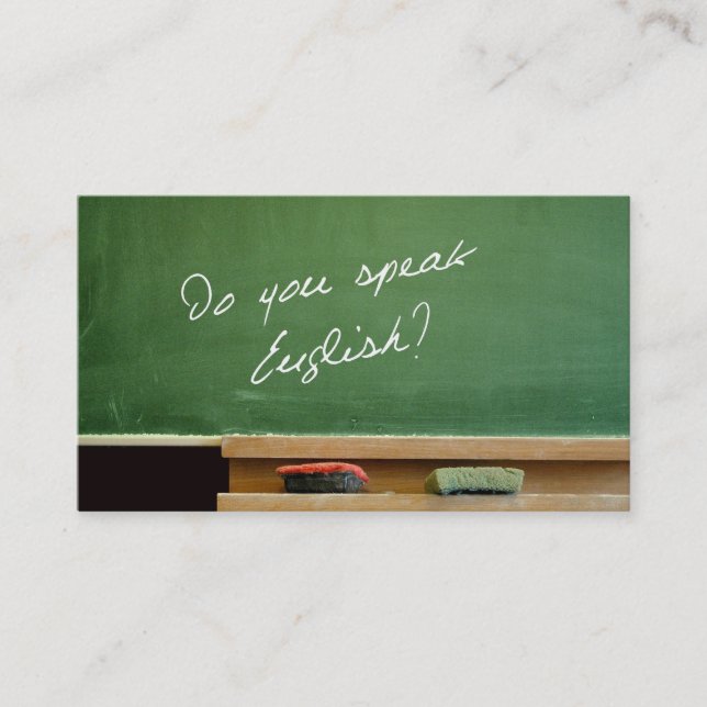 Interprète, traducteur, Carte de visite (Devant)